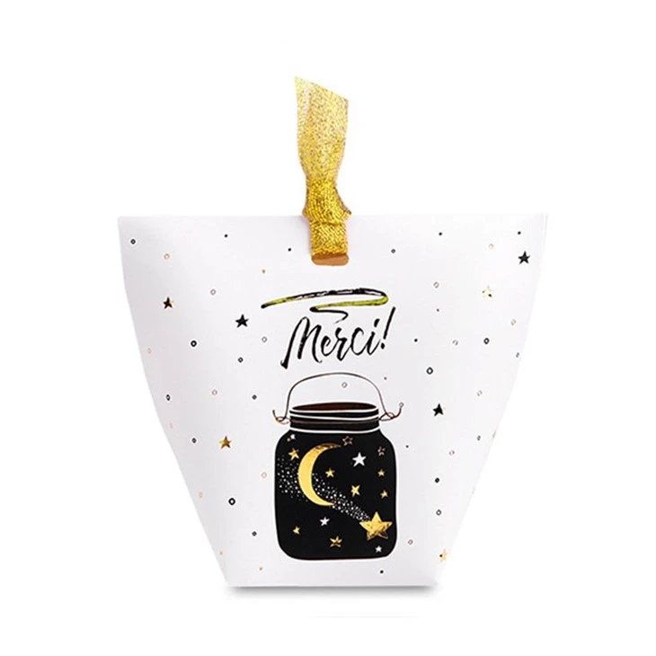 Black And White Small Gift Candy Gift Folding Carton